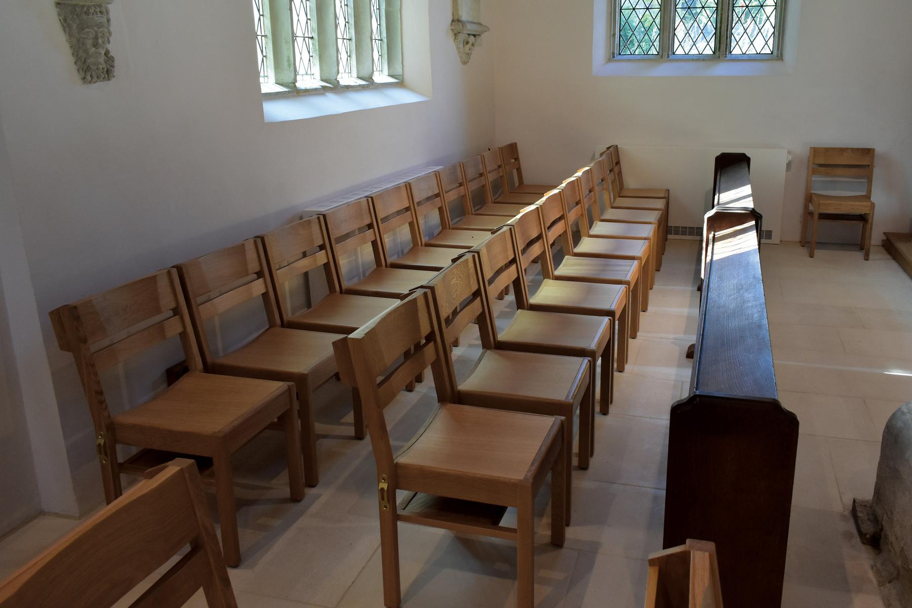 St Andrew's, Donhead St Andrew chairs